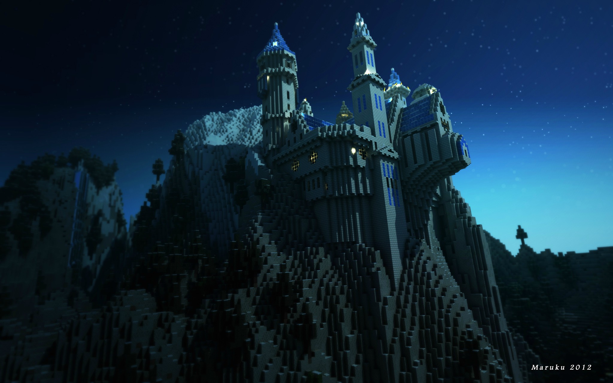 Minecraft Castle Wallpaper Image