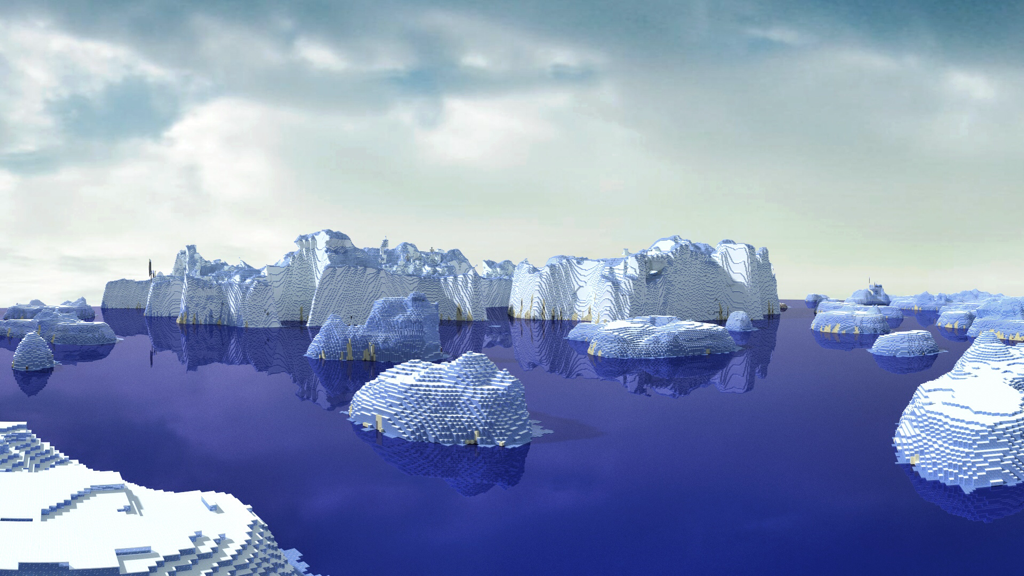 Minecraft Arctic Biome Wallpaper Image
