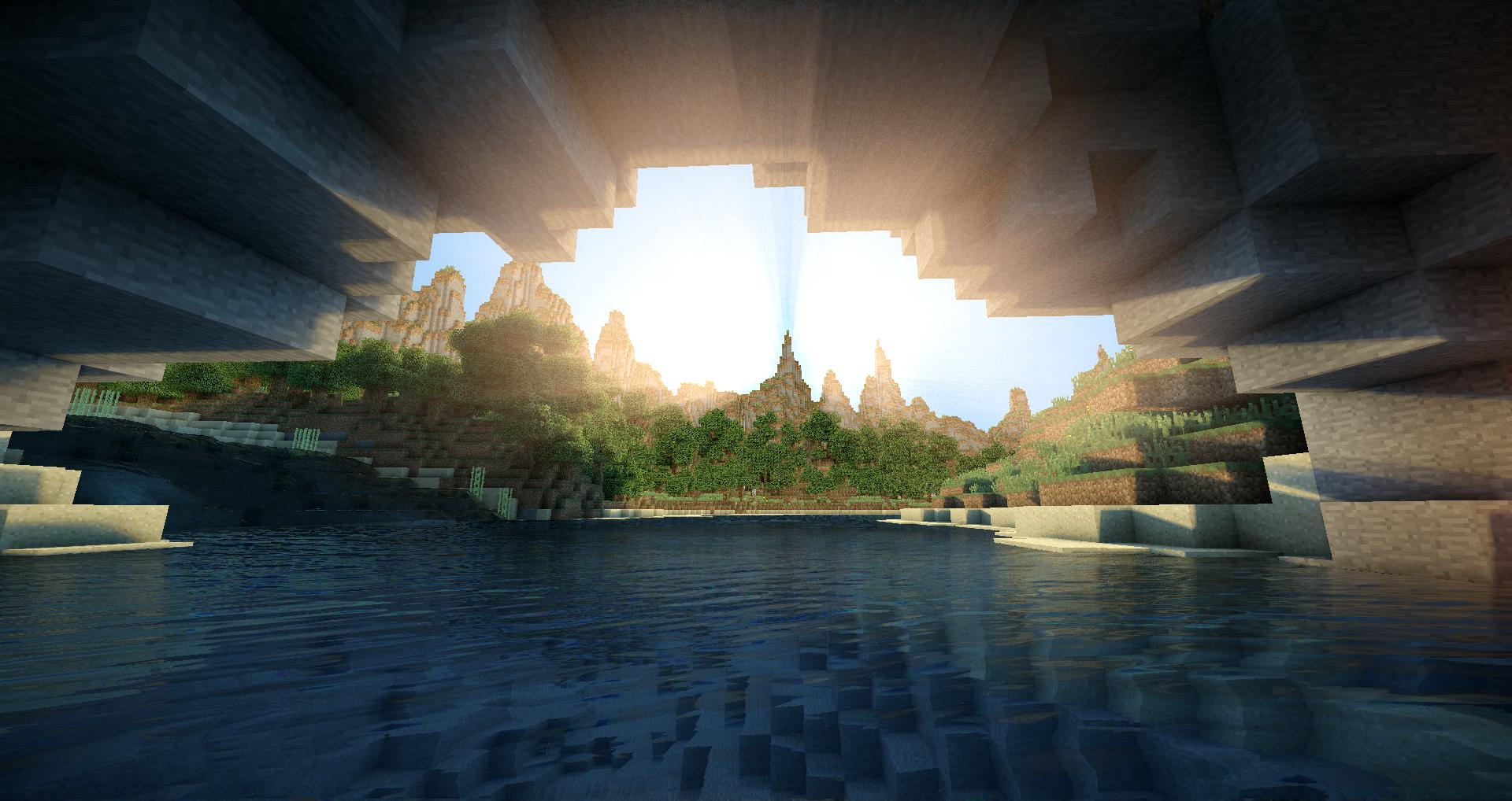Minecraft Sunrise Wallpaper Image