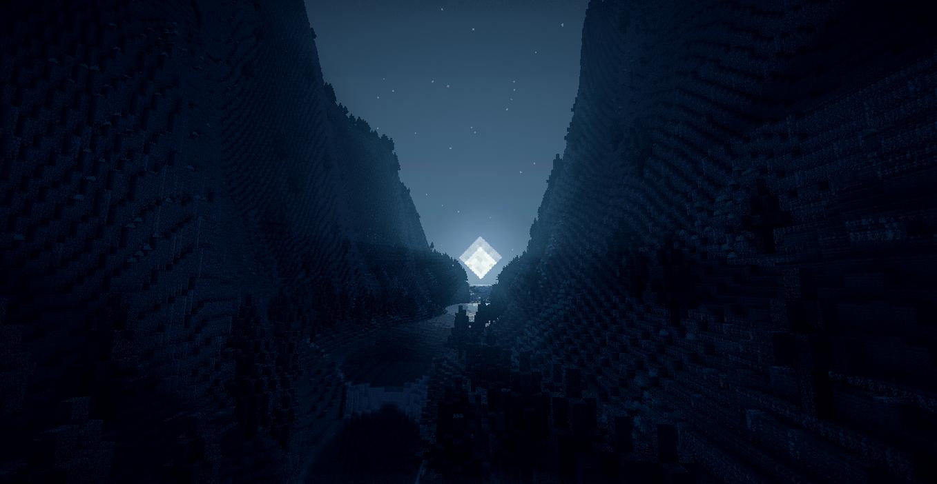 Minecraft Valley Wallpaper Image