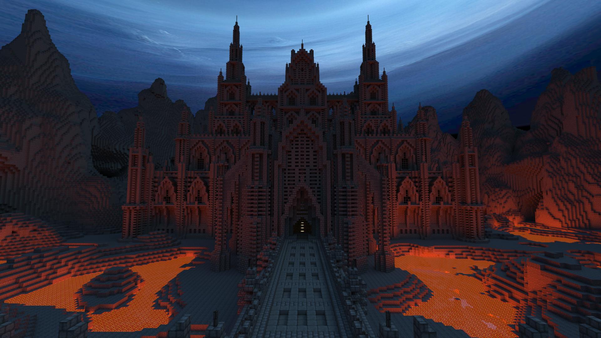 Fond D cran Minecraft Forteresse
