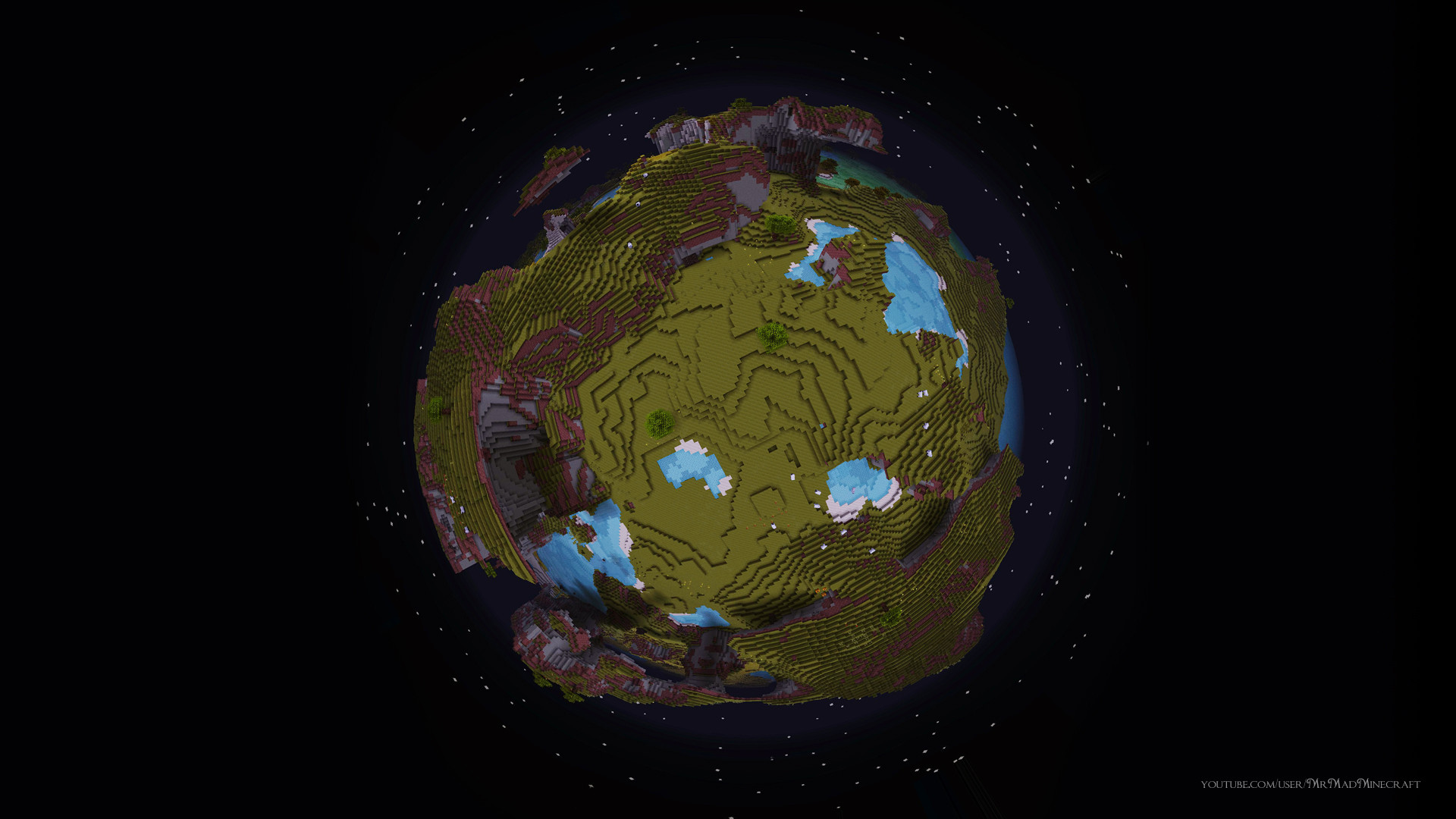 Planète Minecraft Wallpaper Image