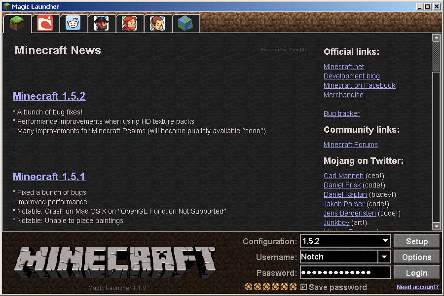 Magic Launcher - Outil Minecraft 1.16, 1.15.2, 1.15, 1.14, 1.12.2